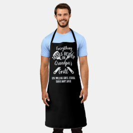 Alles schmeckt besser an Großvaters Grill-Gewohnhe Schürze