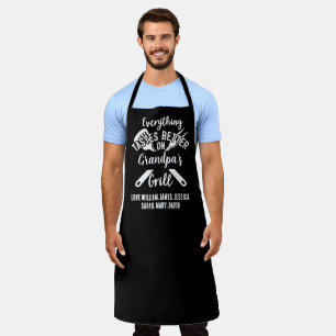 Alles schmeckt besser an Großvaters Grill-Gewohnhe Schürze