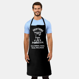 Alles schmeckt besser, wenn Papa Grills Schürze