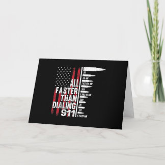 Alles schneller als das 911-Amerikanische Flag Gun Einladung