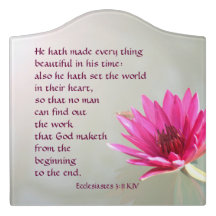 Alles schön in seinem Zeit Ecclesiastes 3:11