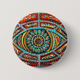 Alles sehende Auge Button