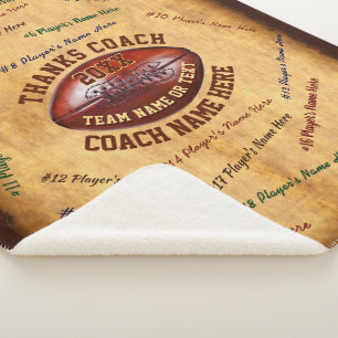 Alles Spielers, Teams, Trainer NENNT Fußball-Deck Sherpadecke