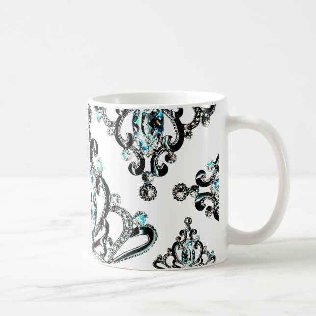 "Alles Tiara" Zwei-Tone-KAFFEE-TASSE Kaffeetasse (Rechts)