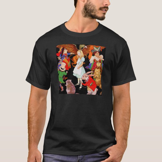 ALLES ÜBER ALICE IM WUNDERLAND T-Shirt (Vorderseite)
