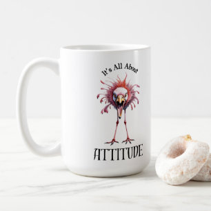 Alles über Attitude Funny Flamingo Kaffeetasse