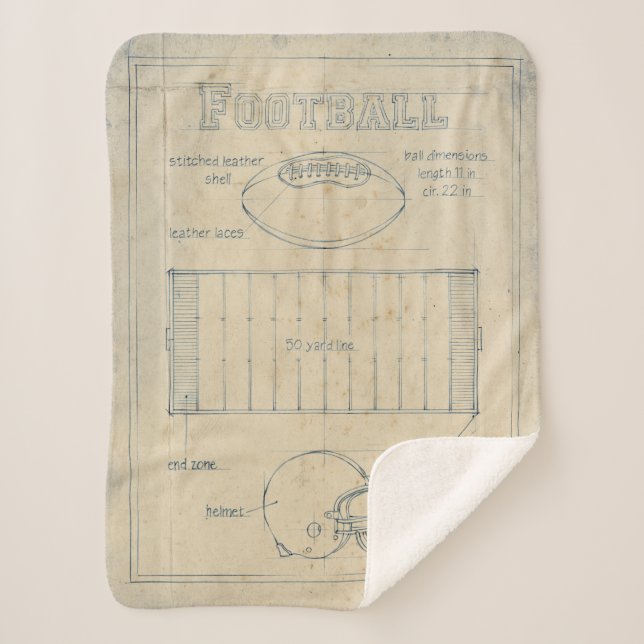 Alles über das Spiel - Fußball Sherpadecke (Vorderseite)