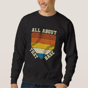 Alles über den Baseball Baseball schönes Design Sweatshirt