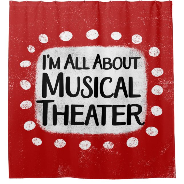 Alles über den Duschvorhang im Musical Theater (Vorderseite)
