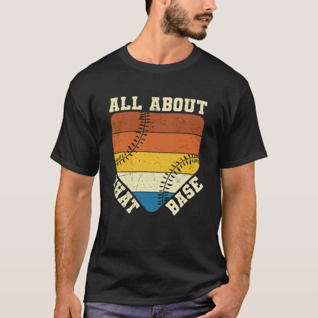 Alles über diese Basis | Schönes Baseball-Design T-Shirt (Vorderseite)