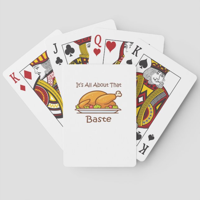 Alles über diese Baste (Erntedank) Trendy Spielkarten (Rückseite)