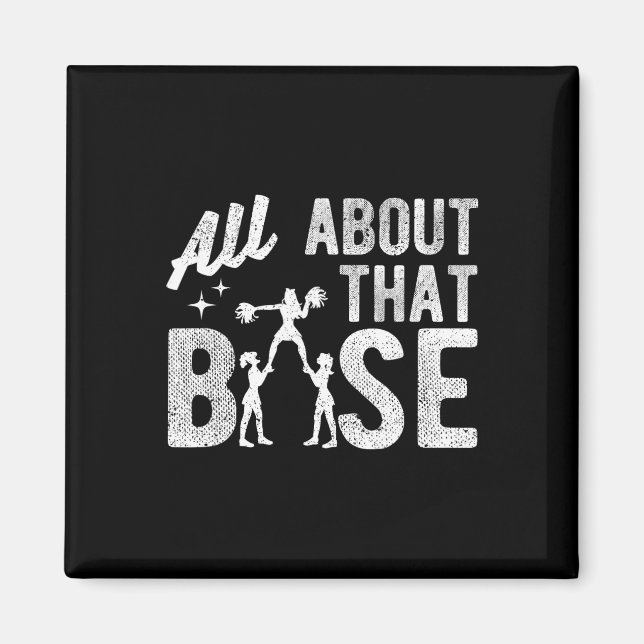 Alles über diese Se - Lustiger Cheerleading-Spruch Magnet (Vorne)