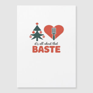 Alles über diesen Baste-Weihnachtsklassiker Retro- Magnetkarte