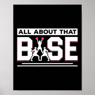 Alles über diesen Tanz Cheerleading Cheerleader Poster