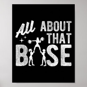 Alles über dieses Se - Lustiger Cheerleading-Spruc Poster