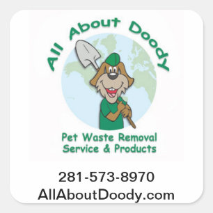 Alles über Doody Sticker - Square