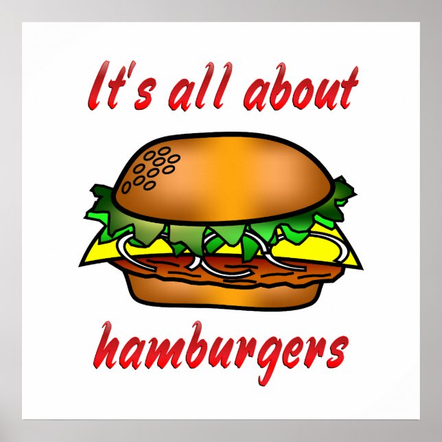Alles über Hamburgers Poster (Vorne)