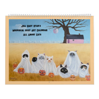 Alles über Katzen 2027 Whimsical Art Kalender