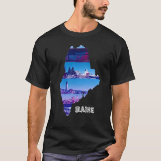 Alles über Maine T-Shirt