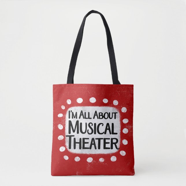 Alles über Musical Theater Tote Tag (Vorderseite)