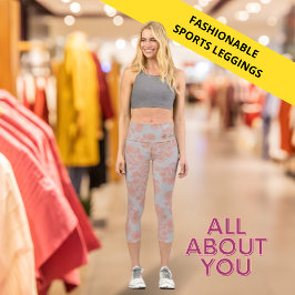 ALLES ÜBER SIE - gedruckte Capri Legging