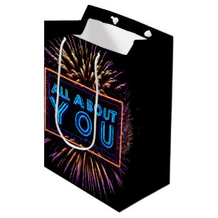 Alles über Sie Neuling mit Fireworks Mittlere Geschenktüte