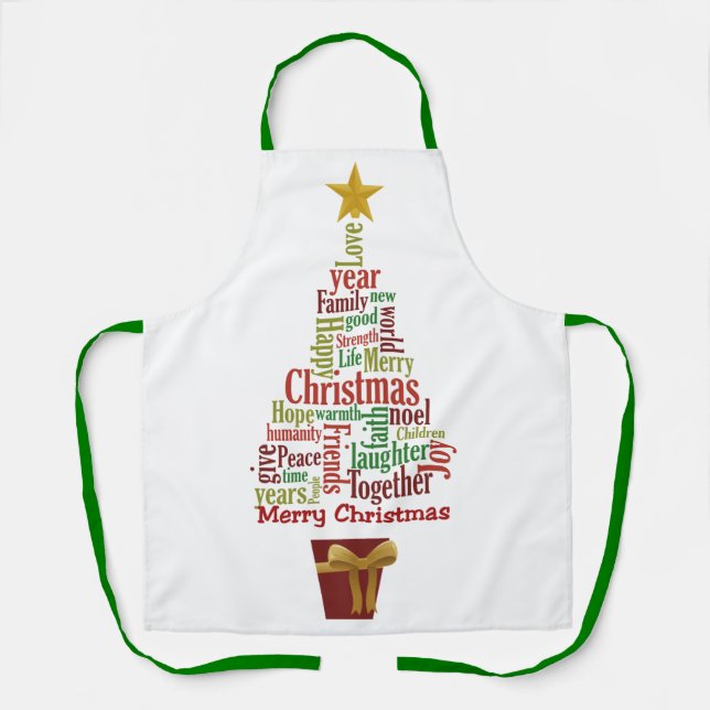 Alles über Weihnachten  Schürze (Vorderseite)