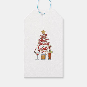 Alles über Weihnachts-Geister-Cocktails Whiskey St Geschenkanhänger