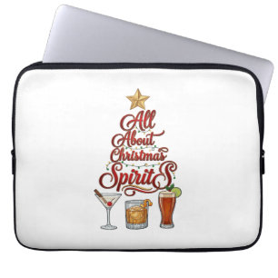 Alles über Weihnachts-Geister-Cocktails Whiskey St Laptopschutzhülle