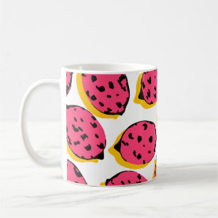 alles über Zitronenmuster vintageabstract, art, ba Kaffeetasse
