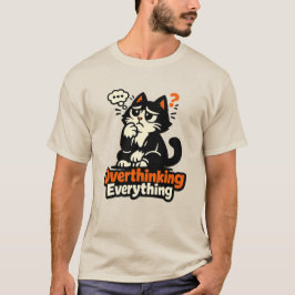 Alles Überdenkende Katze T-Shirt