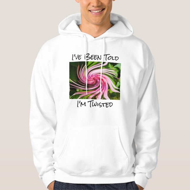 Alles verdreht hoodie (Vorderseite)