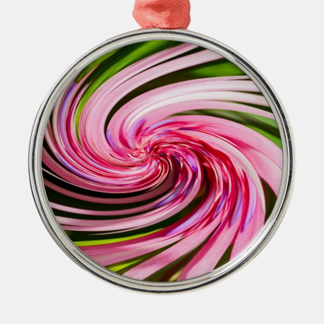 Alles verdreht silbernes ornament (Vorne)