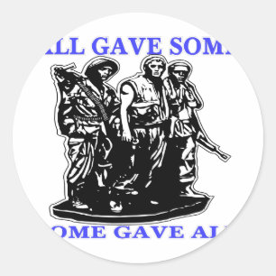 Alles Vietnam gab einiges u. gaben einige alle Runder Aufkleber