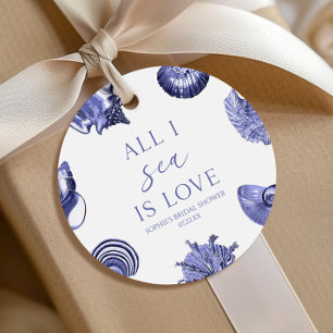 Alles, was das Meer ist, ist Liebe Elegantes Seash Geschenkanhänger