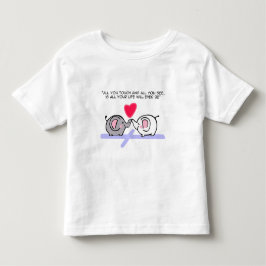 Alles, was du berührst kleinkind t-shirt