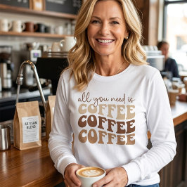 Alles, was du brauchst, ist Kaffee. Tri-Blend Shirt