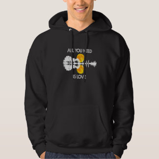 Alles was du brauchst ist Liebe Gitarre Lake Shado Hoodie