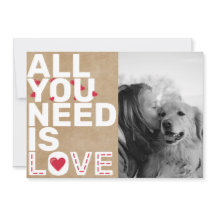 Alles, was du brauchst, ist Liebe Individuelle Fot