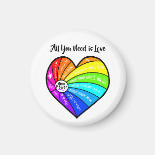 Alles, was du brauchst, ist Liebe Magnet
