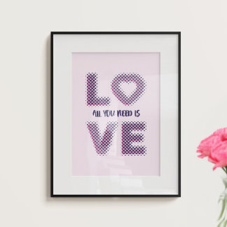 Alles, was du brauchst, ist Liebe. Poster