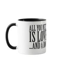 Alles, was du brauchst, ist Liebe und Hund