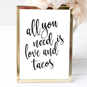 Alles, was du brauchst, ist Liebe und Tacos erschw