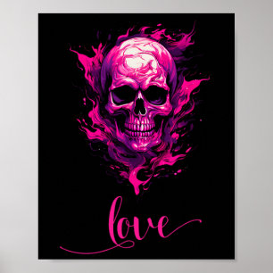 Alles was du brauchst ist lila Liebe und Rock On z Poster