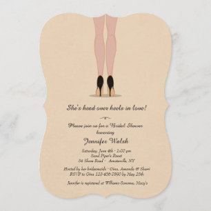 Alles, was du brauchst, ist Schuheinladung Einladung