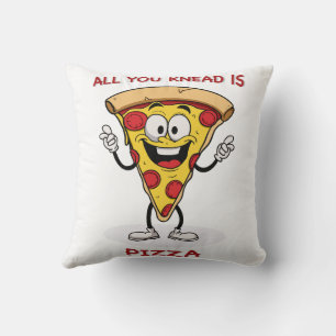 Alles, was du geknetet hast, ist Pizza Kissen