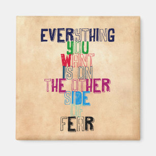 Alles, was du will, ist auf der anderen Seite der  Magnet