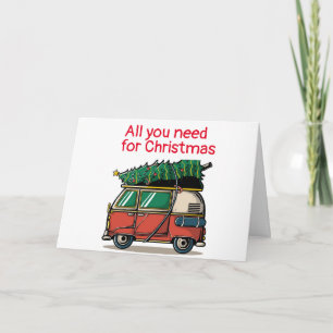 ALLES WAS DU ZU WEIHNACHTEN BRAUCHST, IST EIN CAMP KARTE