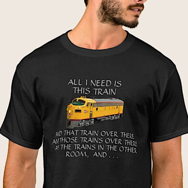 Alles, was ich brauche diesen Zug - Gelben Diesel  T-Shirt (Von Creator hochgeladen)