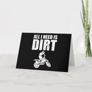 Alles, was ich brauche, ist das Dirt-Bike-Motocros Einladung